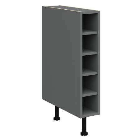 szafka dolna otwarta CREMA antracyt 15 D OTW BB regulowane nogi